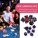 7pcs Electronic Luminous Dice Mix Polyhedral Dice Set KTV Bar Party Game Dice