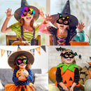 Halloween Scraping Masks with Flexible Ropes Trick or Treat Game Scraping