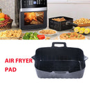 #A Silicone Nonstick Pans Reusable Air Fryer Pot for Family Baking Camping Barbe