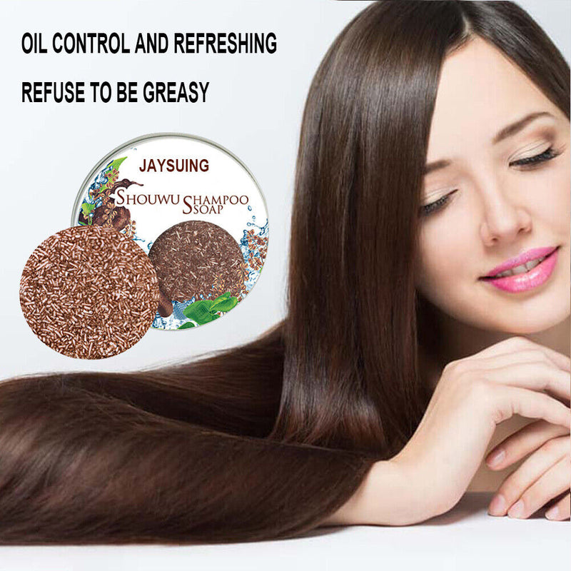 Hair Darkening Shampoo Soap Mild Formula Hair Cleaning Hair Care Tools for Girls