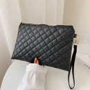 Diamond Embroidery Envelope Bags Women Leather Clutch Handbags Evening Totes