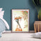 DIY Digital Oil Painting Kit Girl with Birds Abstract Acrylic Paint by Numbers