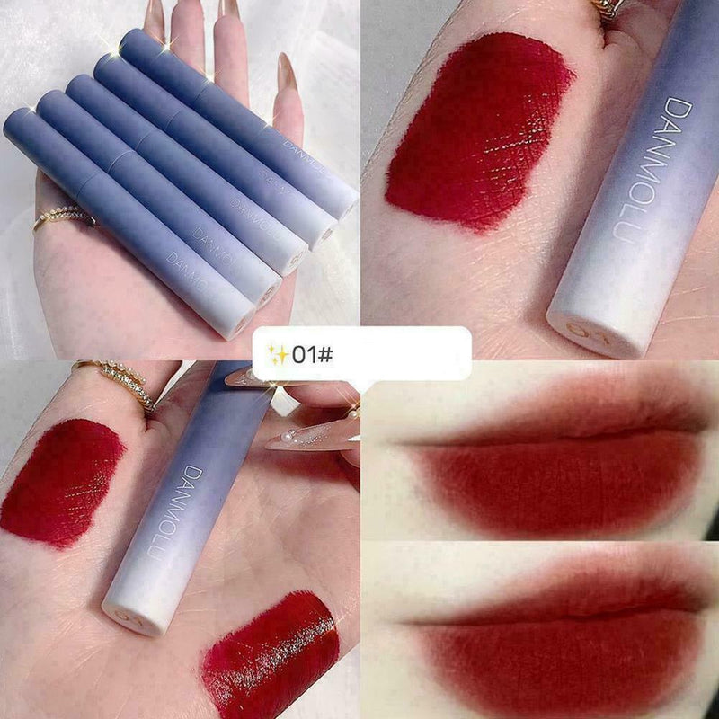 5pcs Lip Gloss Set Matte Velvet Non-fading Lipstick Long Z1T9 Lasting U7M1