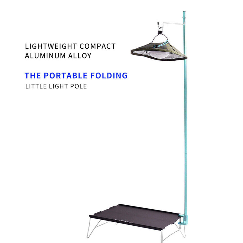 Outdoor Camping Portable Folding Lamp Bracket Pole Tent Hanging Lantern Holders