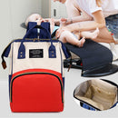 Mom Travel Rucksack Canvas Backpack Waterproof Portable Backpack (White) Newly