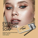 1x Eyebrow Soap Wax With Trimmer Fluffy Feathery Eyebrows Gel For Eyebrow Y9Q6
