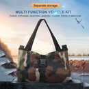 Roll Up Tool Storage Bag Outdoor Oxford Carrier Pouch (Forest Camouflage) Newly