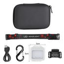 Hat Clip Light Headlight COB LED Camping Fishing Headlamp Sensor (White)