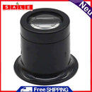 10X Portable Monocular Loupe Double Glass Magnifier Watch Jewelry Repair Tools