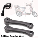 Motorbike Scooter Electric Bicycle Crankset Pedals Bracket E-Bike Cranks Arm