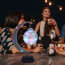 LED Table Lamp Hemp Rope Moon Desk Night Lamp for Bedroom (B Color Light) Newly