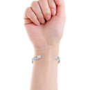 Flat You Are Loved Engraved Bangle Flat Adjustable Opening Hand Accessory Gift