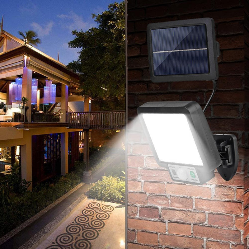 LED Split Solar Wall Light Waterproof Motion Sensor Lamp Street Light (A)