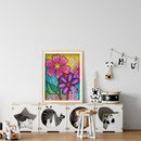 Diamond Painting 5D DIY Colorful Flowers Full Special Shaped Crystal Drill Kits