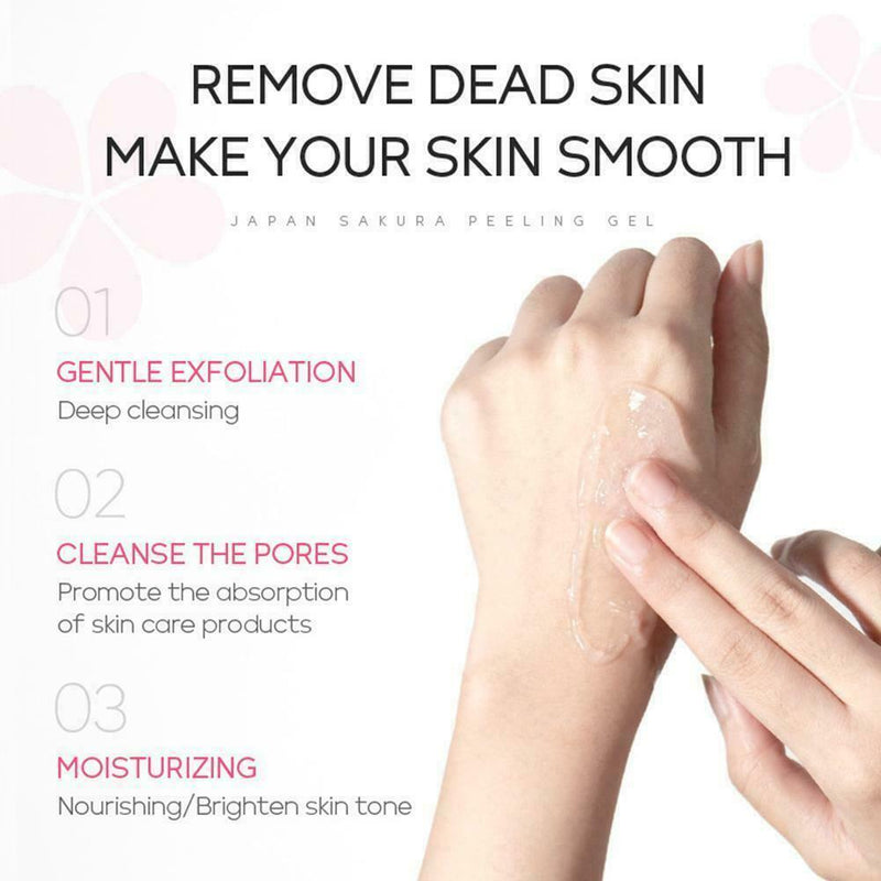 Deep Cleansing Exfoliating Peeling Gel Facial Scrub 60g Smooth Cleanser T9 E6B4