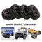 #A 4PCS RC Off-Road Buggy Tires Truck Car Hex Hub Beadlock Rubber Wheel Rims Tir