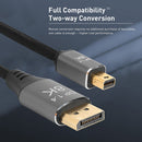 B0305 8K/60Hz Mini DP to DP Cable M/M DisplayPort 1.4 Adapter Cord (2m)