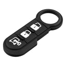 3-Button Key Fob Repair Rubber Pad Black for Fiat 500 Panda Abarth Punto