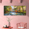 River in Forest Oil Paint By Numbers DIY Handpainted on Canvas Wall Art Pictu