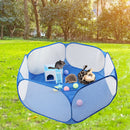 Portable Foldable Pet Fence Game Safe Playpen Animal Cage for Hamster Guinea Pig