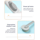 4pcs Bathroom Body Brushes Long Handle Skin Massager Cleaning Brush Multipu