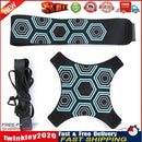 Kids Football Trainer Belt Soccer Kick Throw Practice Training Aid (Blue) Newly