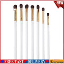 7pcs Soft Hair Wood Handle Eyeshadow Brush Cosmetics Makeup Brushes Set (F)