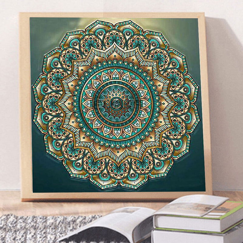 5D DIY Round Diamond Painting Mosaic Rhinestone Picture Mandala Kit