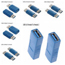 Changer AM/AM Coupler Gender Type A Female To Female USB 3.0 Adapter Connector