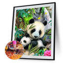 5D DIY Full Drill Diamond Painting Panda Cross Stitch Embroidery Mosaic Kit