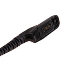 Waterproof Interphone Air Acoustic Pipe Headset PTT Headphones Walkie Talkie