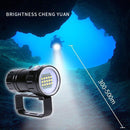 Scuba Dive Underwater Torch Light Waterproof Photography LED Diving Flashlight