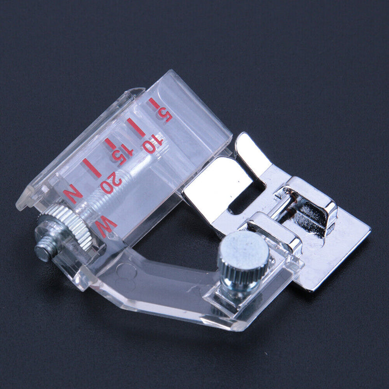 Adjustable Bias Binder Presser Foot Binding Feet Sewing Machine Attachment Newly
