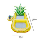 Inflatable Swimming Pool Floating Row Air Summer Water Float (Pineapple)