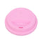 Wheel Shape Silicone Cup Lids Heat-resistant Dust-proof Bowl Cover (Pink) Newly