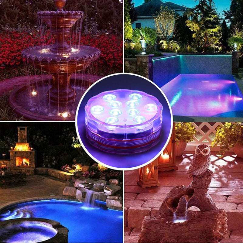 Waterproof Submersible Lights - Adjustable Lighting Modes for Party Bar Tank