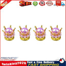 4pcs Car Wheel Tire Valve Caps Auto Tyre Rim Stem Dust Air Cover (Purple) Newly