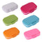 10pcs 3 Grids Portable Pill Box Medicine Storage Case Container(Rose)
