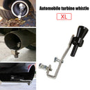 Aluminum Car Motorbike Exhaust Tip Whistler Turbo Sound Simulator Black Newly