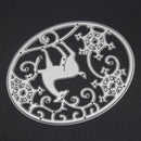 Christmas Deer Oval Cutting Die Stencil Embossing Scrapbooking Album Craft