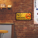Retro Metal NO Smoking Plaques Painting for Bar Pub Tin Plaques Wall Sign Newly