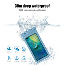 Waterproof Case Swimming Underwater Mobile Phone Pouch Bag (Grey Blue) Newly