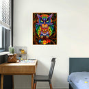 5D Diamond Painting DIY Colorful Owl Full Round Diamond Mosaic Art