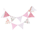 12 Flags 3.2m Retro Flowers Party Wedding Pennant Bunting Banner Decor