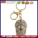 Crystal Hat Keychain Rhinestone Women Backpack Pendant Key Ring Jewelry Gif
