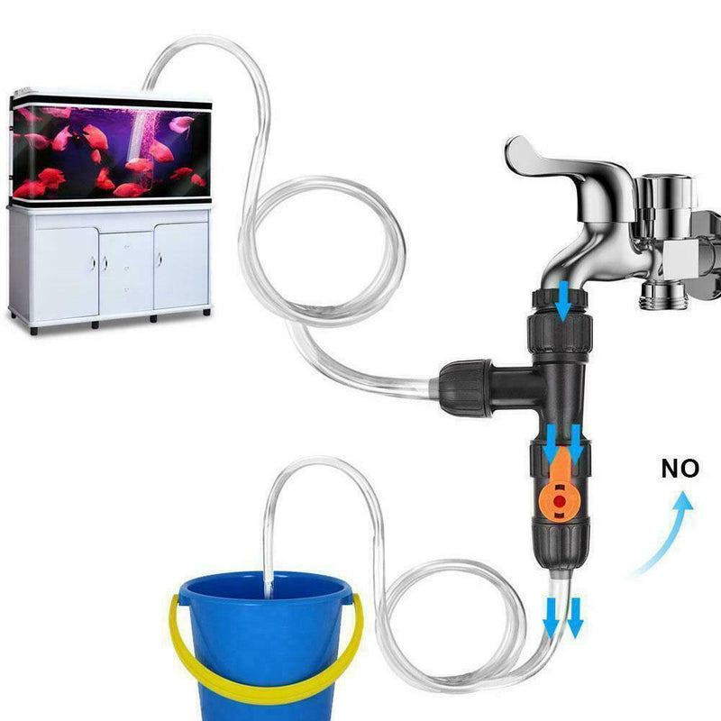 Fish Tank Cleaning Tool Water Pump Water Changing Tool D2T3