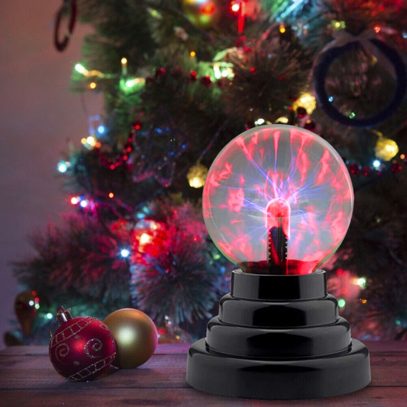 3 inch Plasma Ball Light Sphere USB Touch Voice Sensor Christmas Kids Gift Newly
