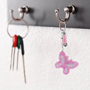 Full Drill Special Shaped Diamond Painting Butterfly Women Bag Keychain Gift