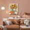 Sunflower in Vase Oil Paint By Numbers Kits DIY Handpainted on Canvas Home Decor