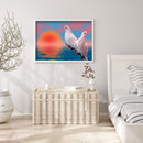 5D DIY Diamond Painting Animal Dove Full Square Drill Wall Crafts Mosaic Gi